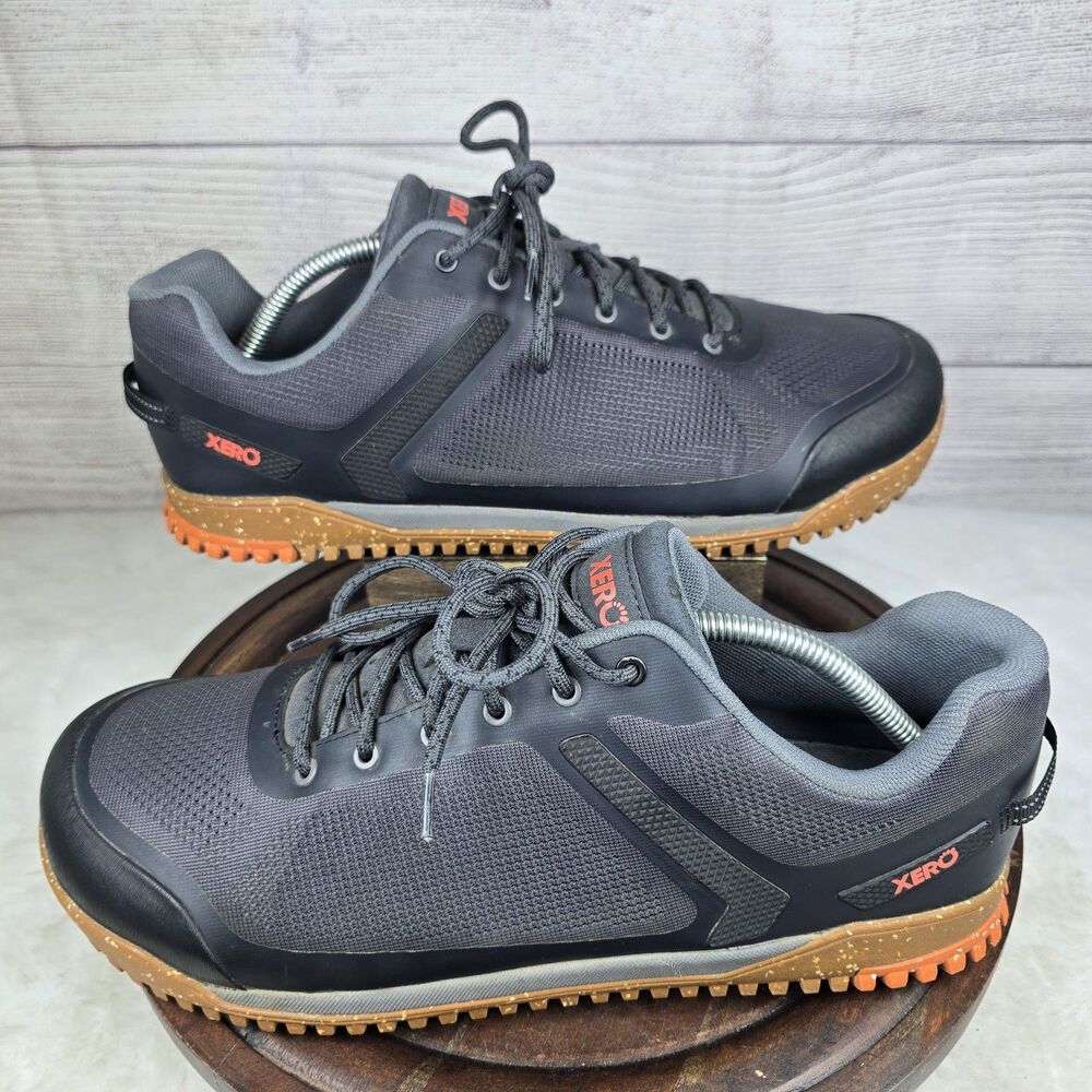 Xero Shoes Ridgeway Mesh Low Gray Black Trail Hiking Barefoot Sneaker Men Sz 12 - Picture 8 of 11